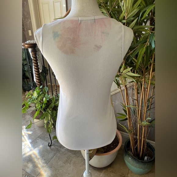 Only nine ladies tank top sequin sleeveless. NWOT. fully line medium petite - Picture 11 of 16